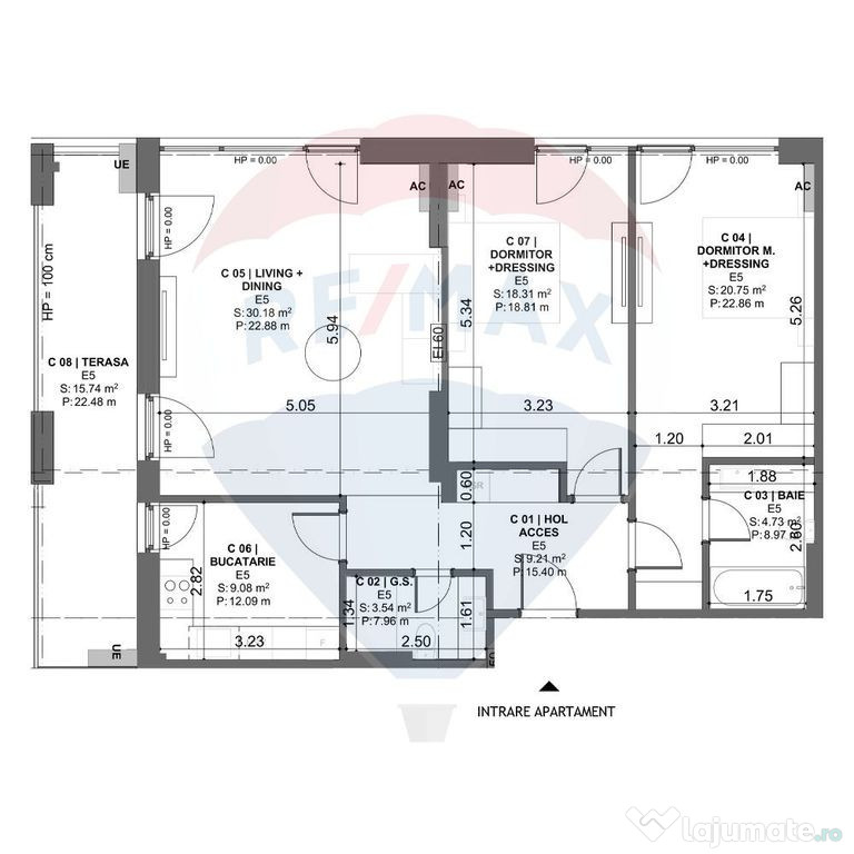 Vanzare APARTAMENT CU 3 CAMERE