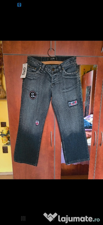 Blugi femei "Dolce Gabana 38-40 nou,talie joasă