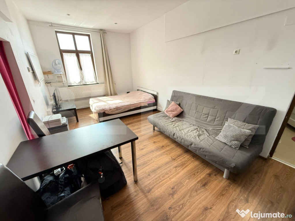 Apartament 1 camera, 40mp, Casa de Cultura, Centru