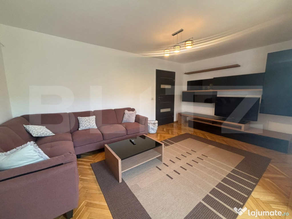 Apartament decomandat, 2 camere, 62mp, Brazda, zona Fostul V