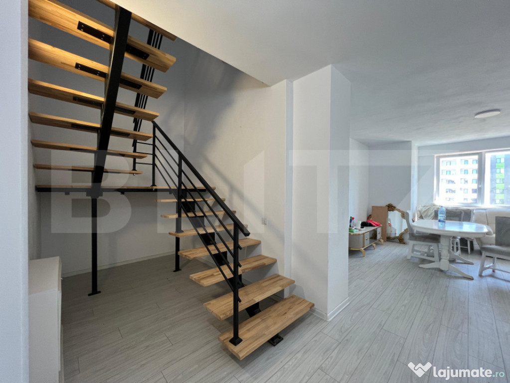 Apartament modern cu scară interioară, 3 camere, 2 băi, d