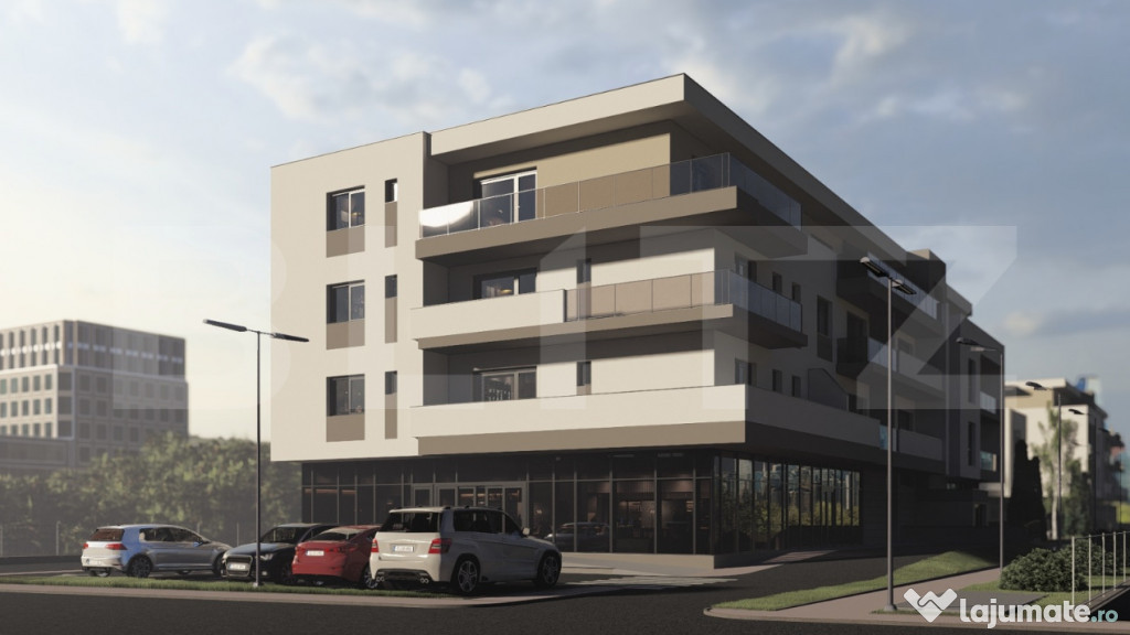 Apartament 3 camere, 70mp, 2 bai, etaj intermediar, zona Ter