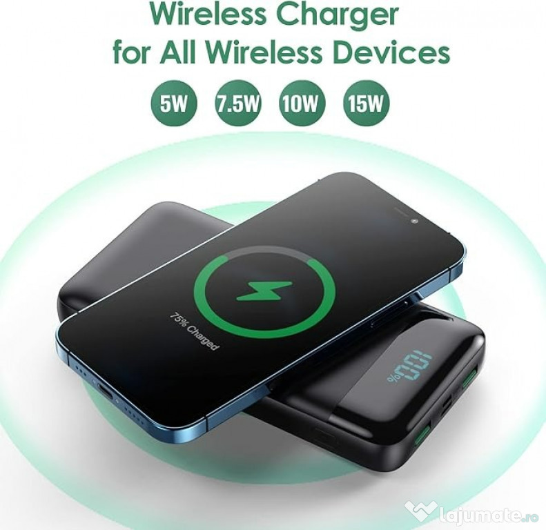 Baterie externa 30800mah wireless