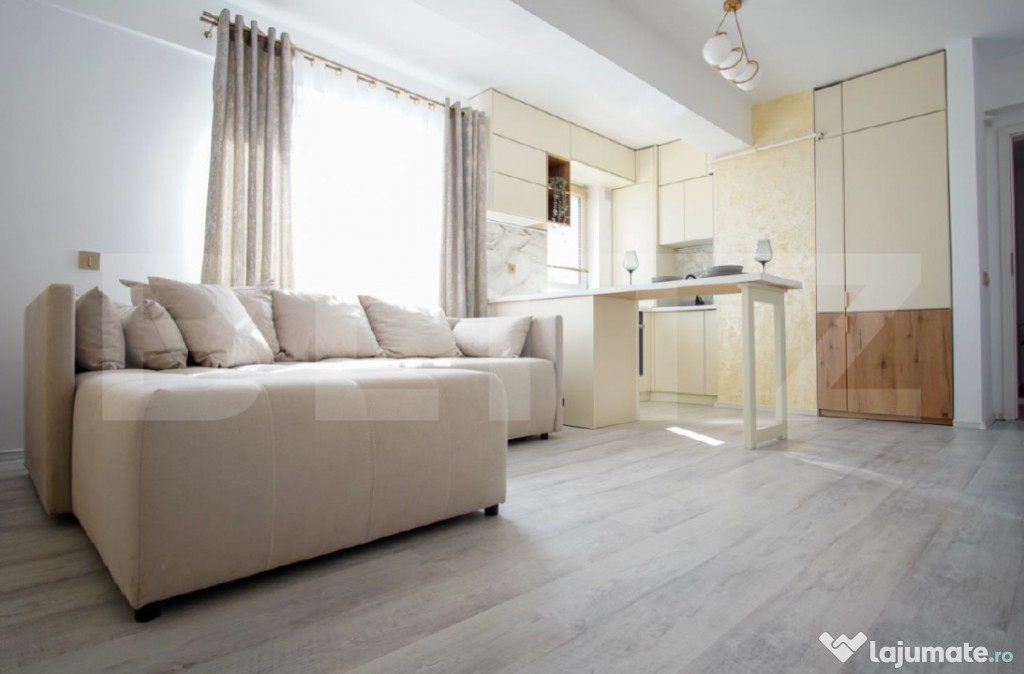Apartament de 2 camere, 51,5 mp, etaj intermediar, zona Tata