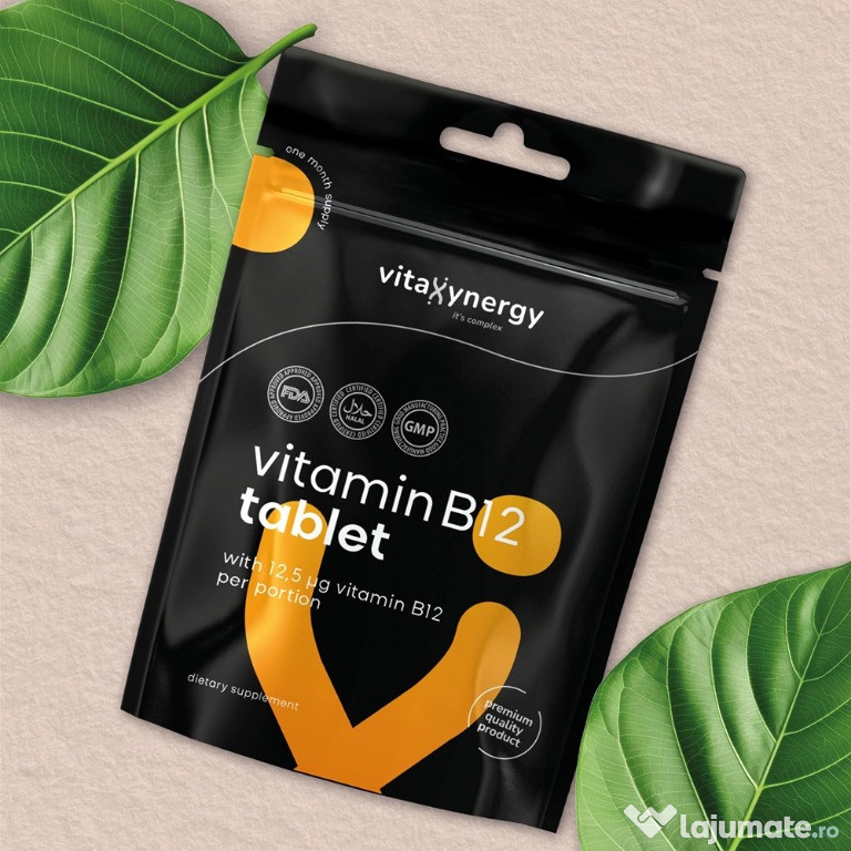 Vitamina B12, 30 tablete, Vitaxynergy