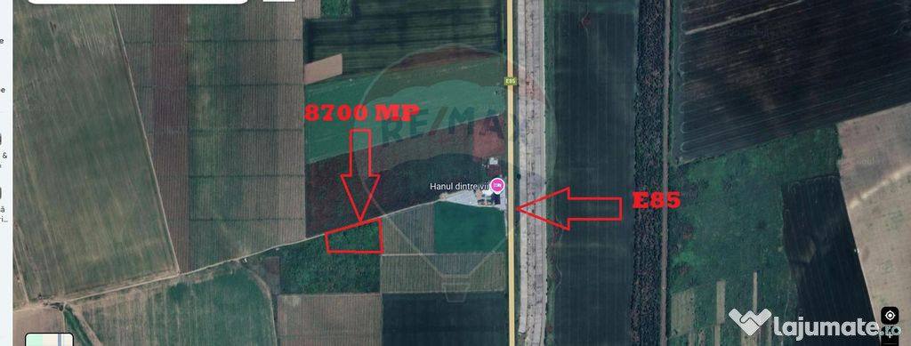 Teren 8,700mp Marasesti / DN E 85