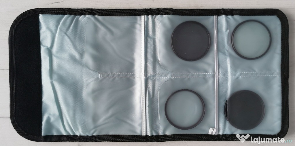 Set filtre foto de 67mm, cu husa