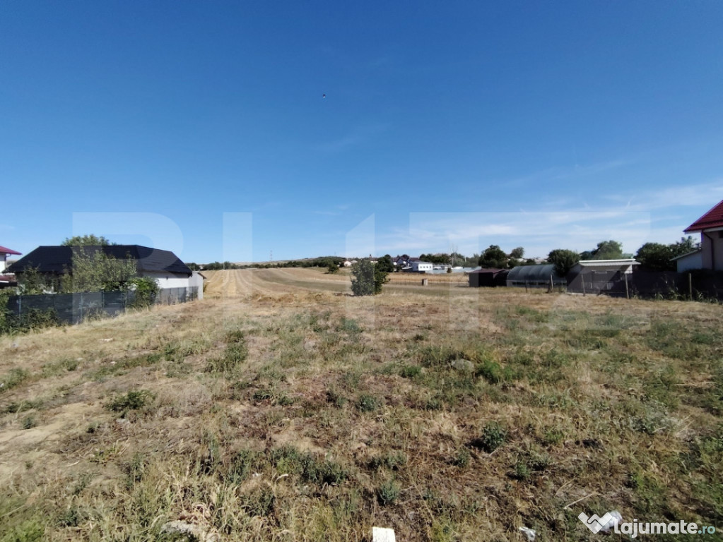 Teren intravilan, 1000 mp, la strada principala, zona Simnic