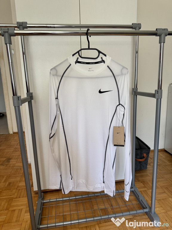 Bluză Nike Pro Tight Dri-Fit alb