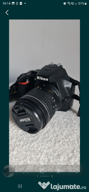 Aparat foto DSLR NIKON D3500