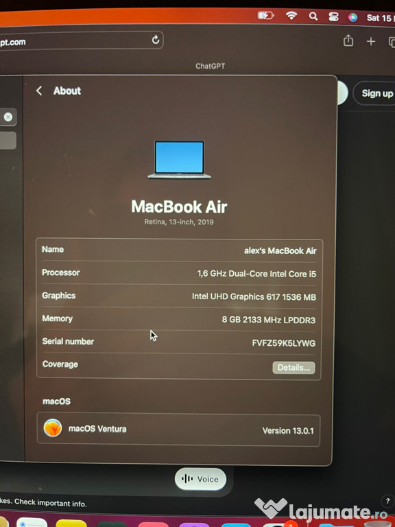 Macbook Air 2019 fullbox