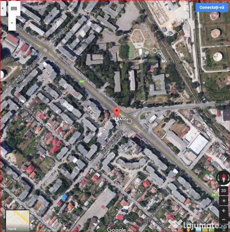 Kaufland, Anda, decomandat, 2 camere, etaj 2, gaze, vanzari Constanta,