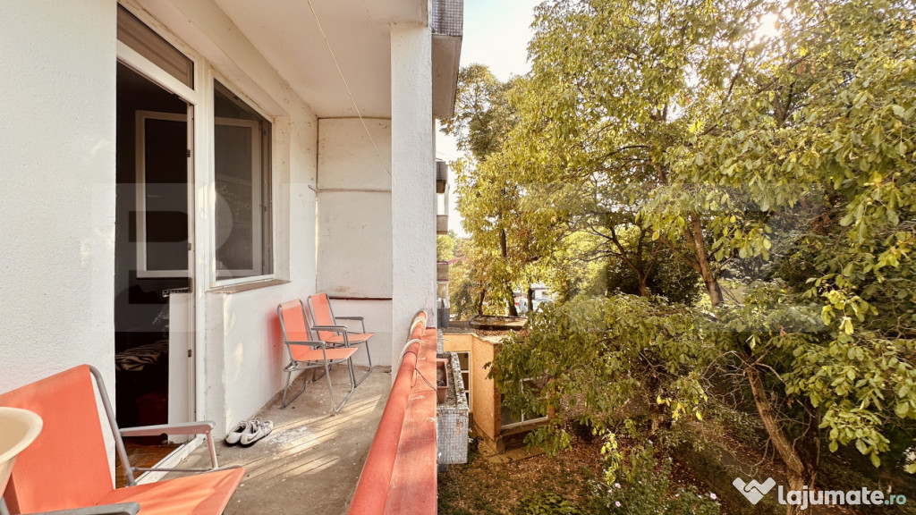 Rogerius, apartament 2 camere, balcon deschis, nemobilat