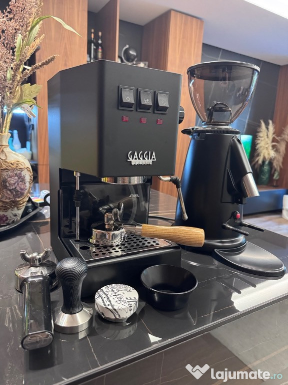 Espressor Gaggia Classic 2020 + Râșniță Macap M24M + accesorii