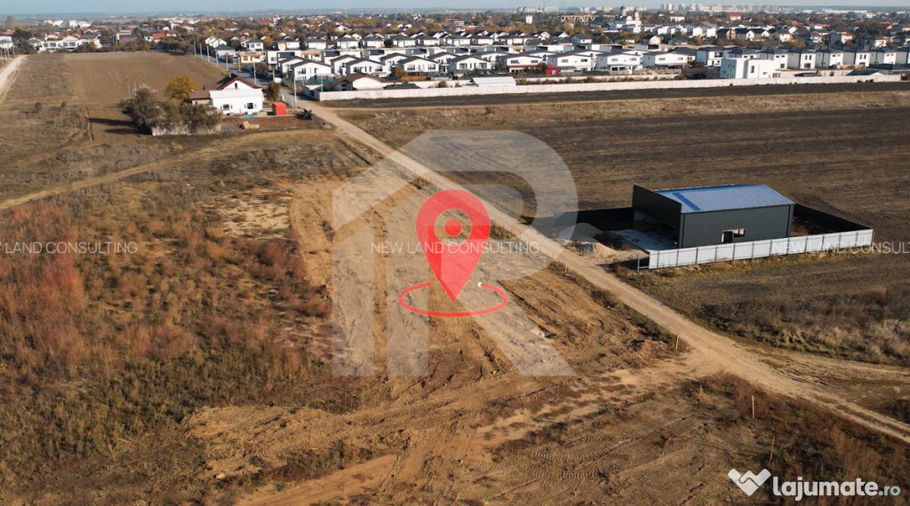 Teren intravilan - 667mp - Tunari, str. Orientului - 0% comi