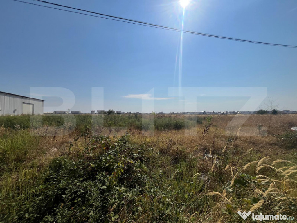 Teren 2000 mp comercial/industrial Calea Bucuresti, zona est