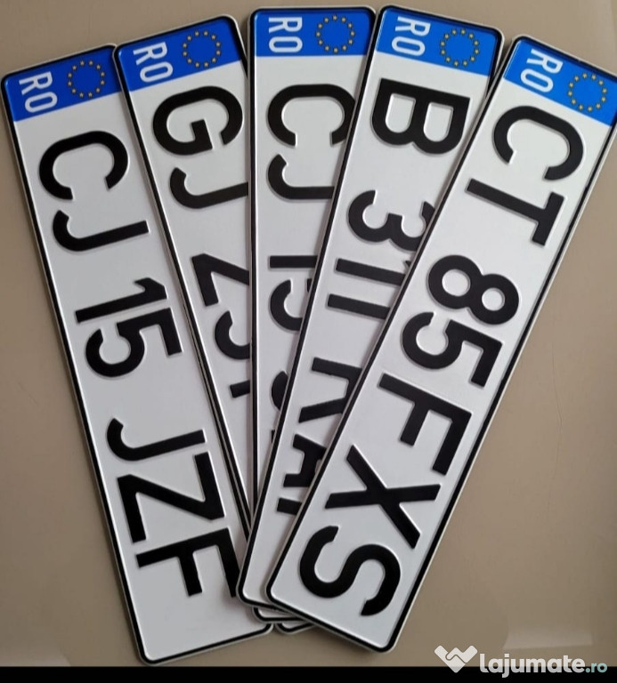 Numere auto ornamentale