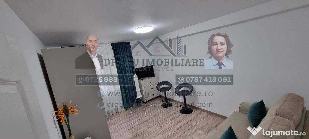 Garsonieră modernă, complet utilată, etaj 1