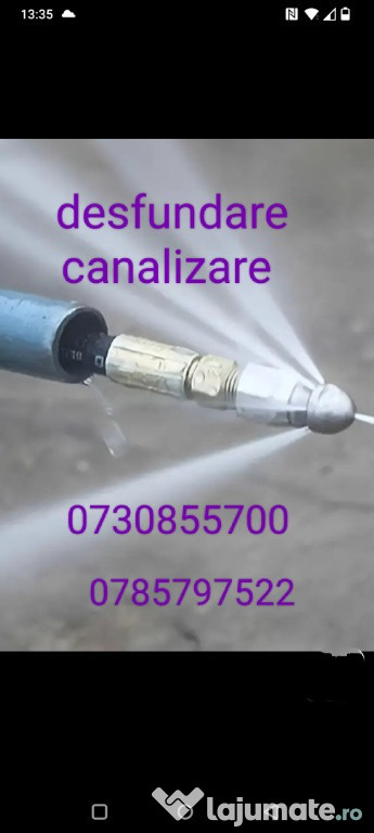 Desfundare canalizare
