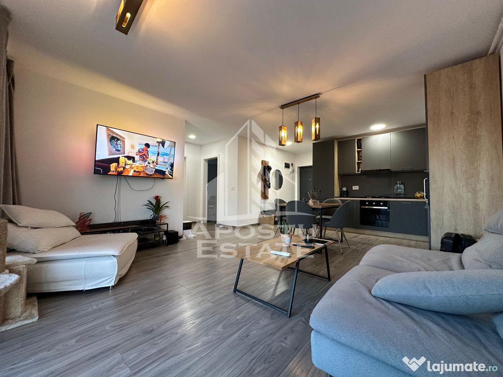 Penthouse cu 3 camere si 2 bai complet mobilat si utilat ...