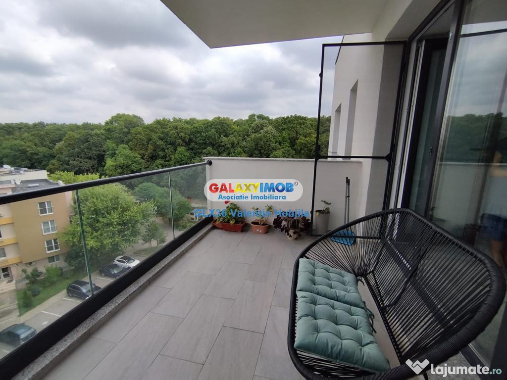 Apartament 2 camere bloc nou Baneasa Greenfield padure