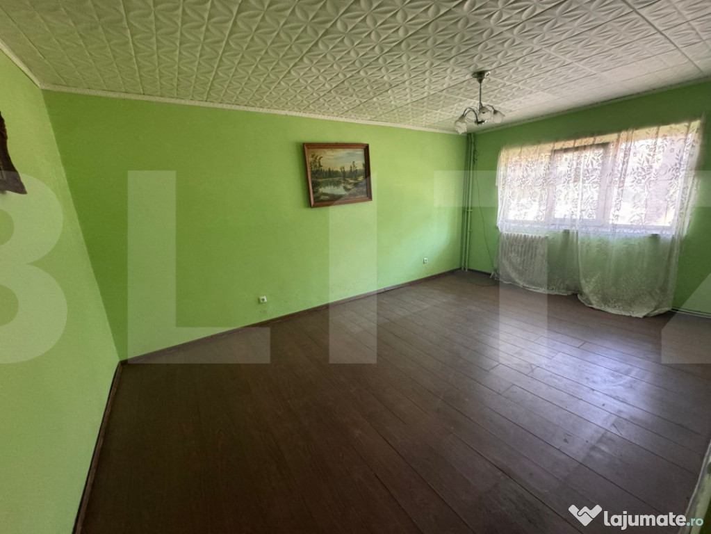 Apartament 2 camere, parter, zonă centrală – închiriere