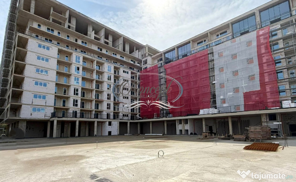 Apartament spectaculos cu perete cortina si terasa generoasa