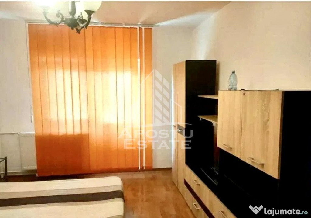 Apartament cu o camera, etaj 1, decomandat, zona Sagului