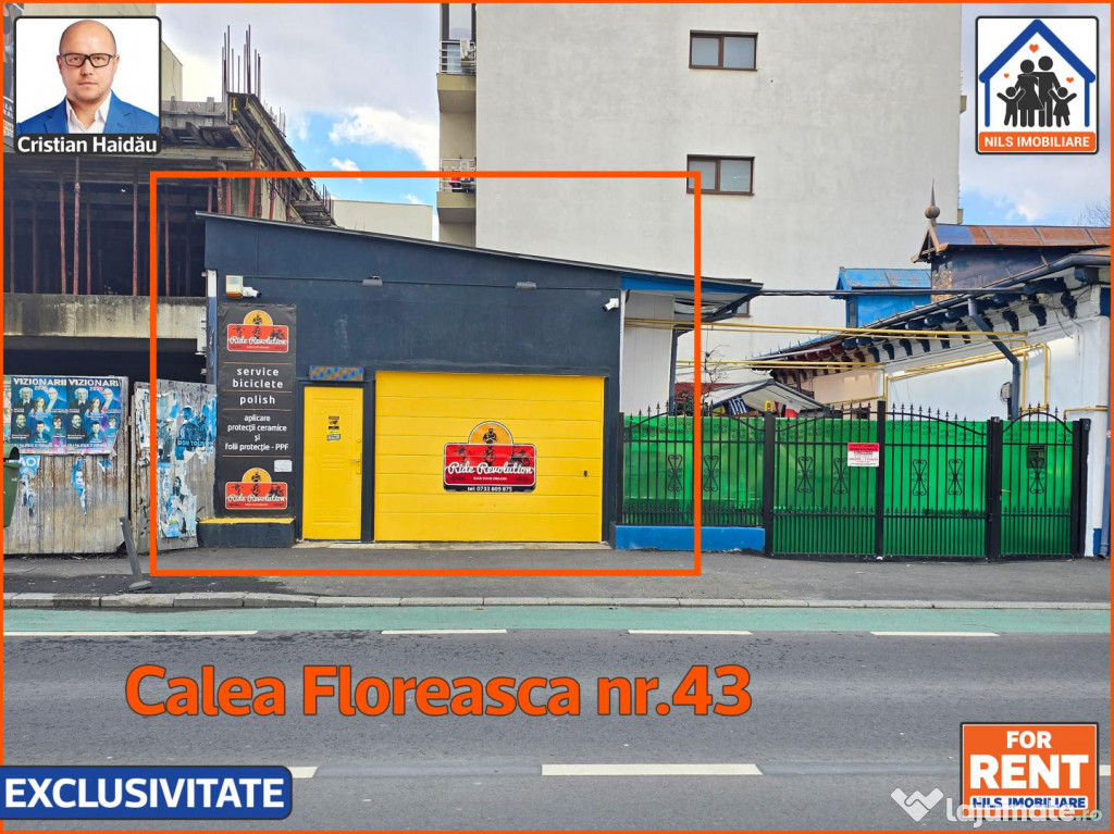 Spatiu comercial / atelier / birou | 40mp | Calea Floreasca