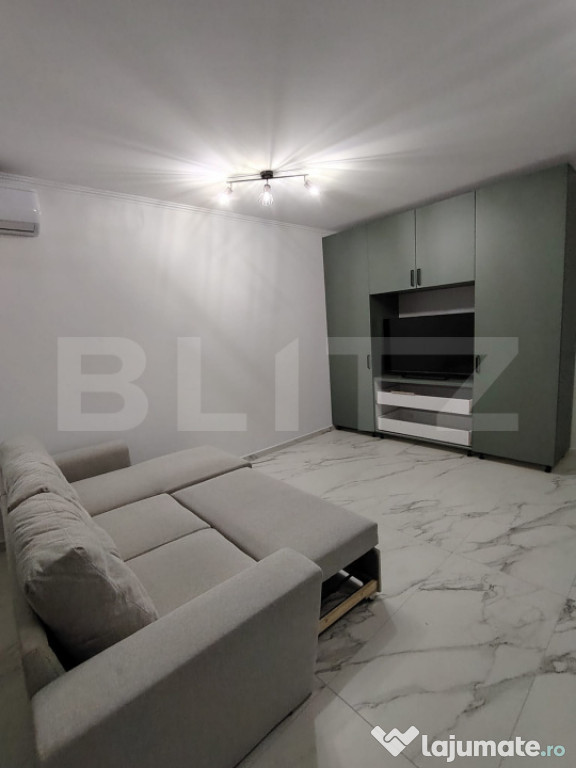 Apartament tip Studio, Prima închiriere, Parcare inclusă