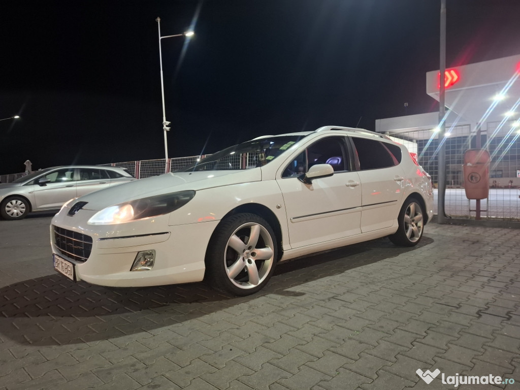 Peugeot 407 SW piele roșie
