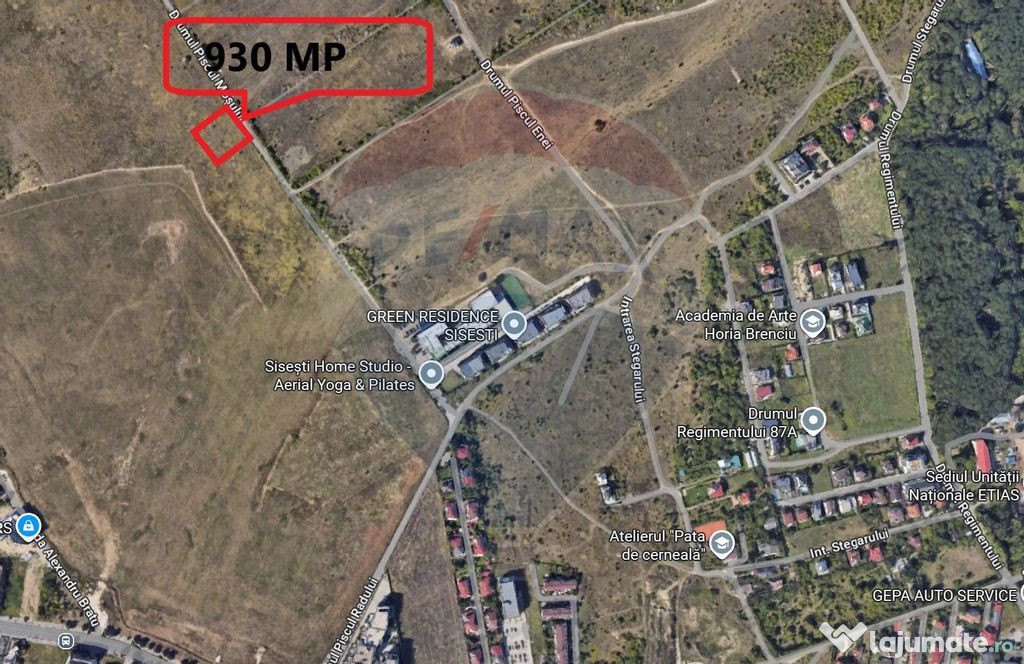 Teren 930 mp Sisesti/Drumul Piscul Mosului