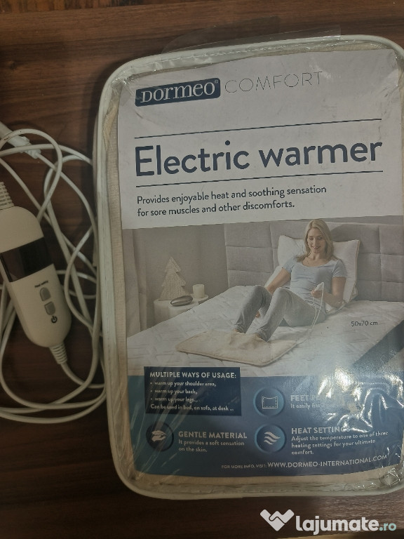 Vând pătură electrică Dormeo Confort