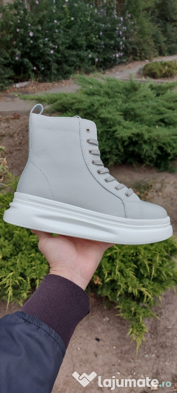 PROMO Ghete office / casual din piele 38-39