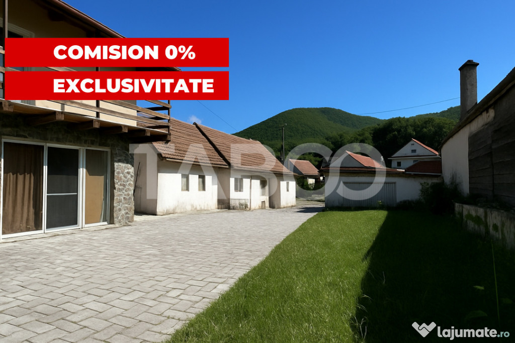Casa individuala cu 2 corpuri si curte mare in Cisnadioara C