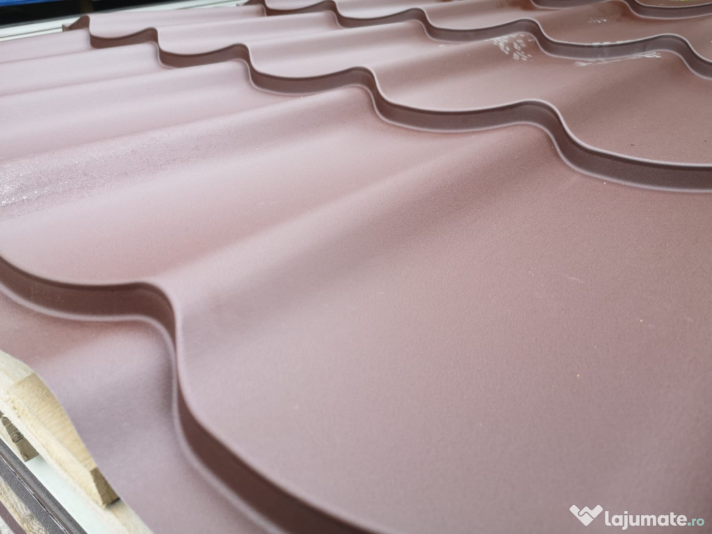 Tigla metalica maro mat 0.50mm