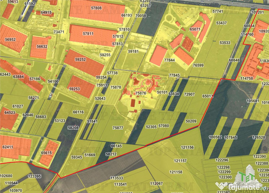 SUPER-PRET Teren 3530mp in zona industriala Chiajna