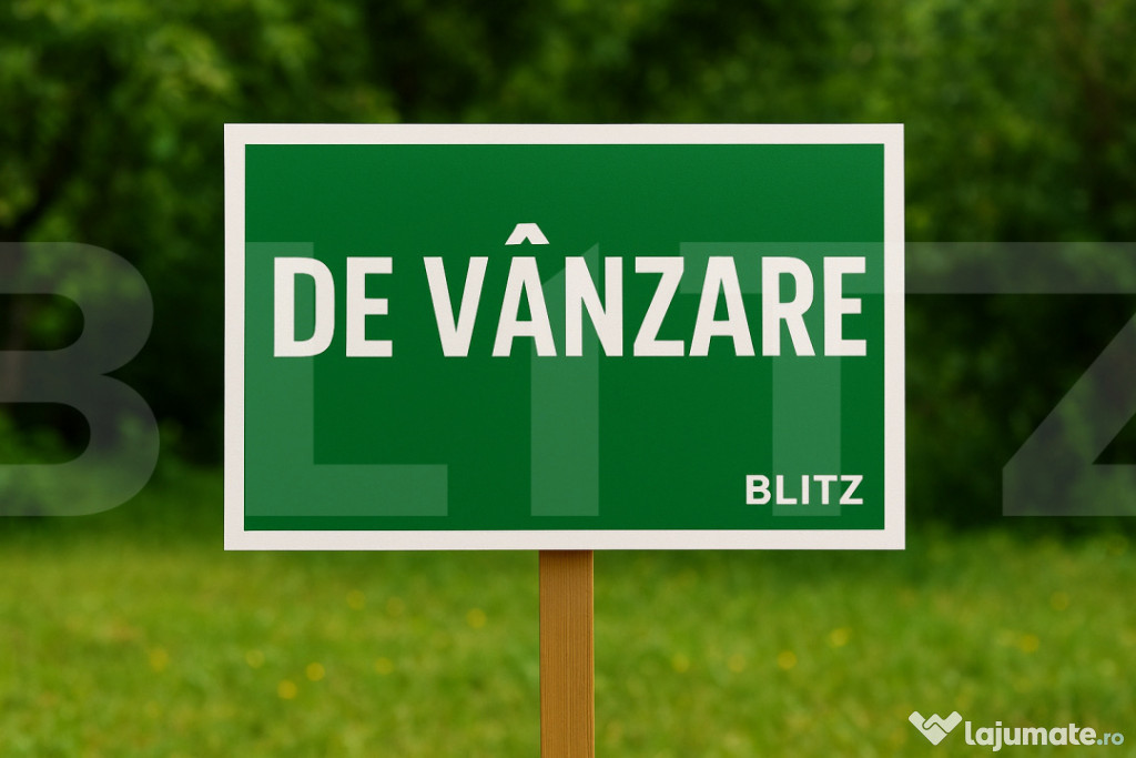 Teren de vânzare 1500 mp, zona Lebăda