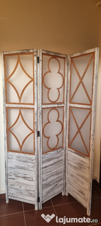 Paravan Vintage Lemn Masiv (170 cm inaltime)
