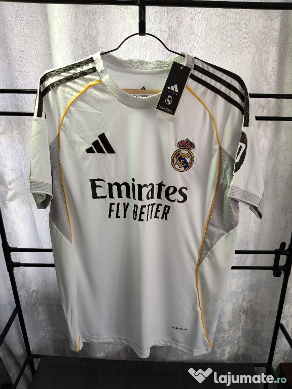 Tricou Real Madrid Alb Adidas NOU AEROREADY Sezon 25-26 M