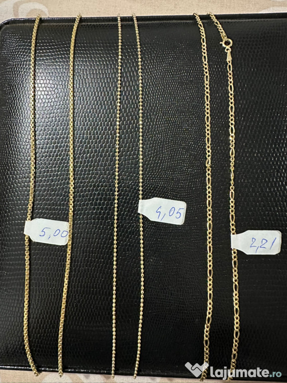 Lanticuri de aur de 14k noi