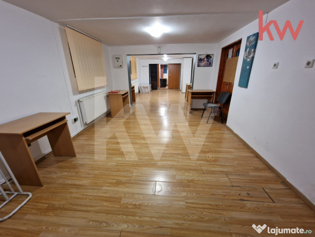 Spatiu de inchiriat zona centrala, 70 mp, demisol