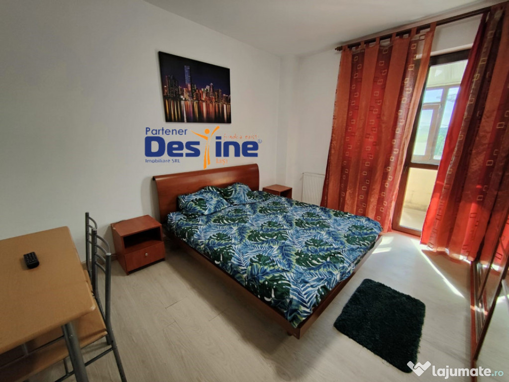 Apartament 1 cameră mobilat și utilat complet, zonă privi