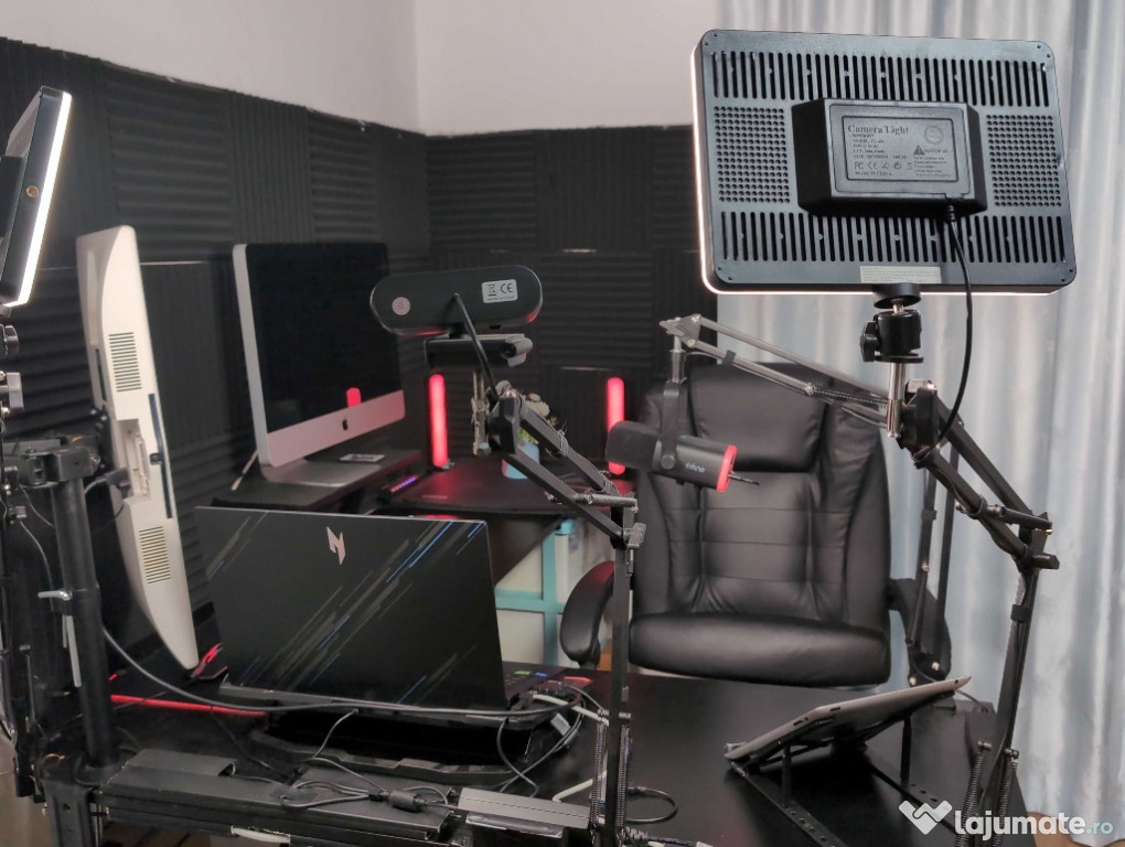 Setup Complet Gaming și Streaming + Toate Componentele