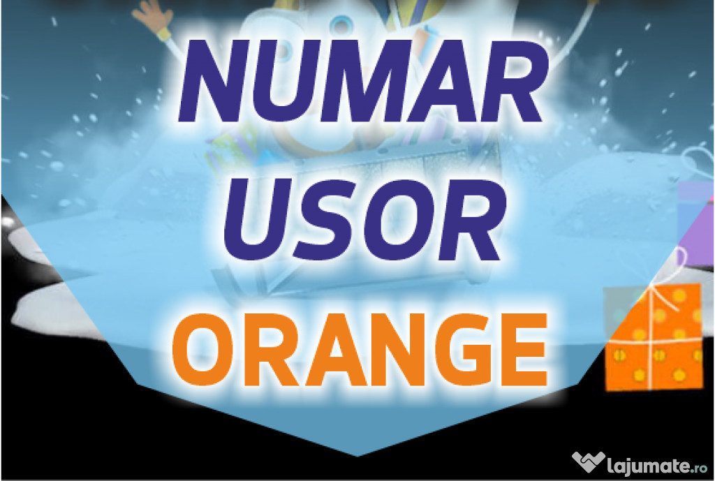 Numere Orange Usoare VIP Speciale Cartele Numar usor gold aur platina