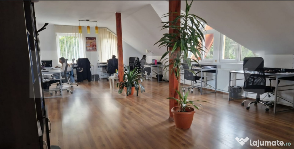 Birouri și spații flexibile – 120 mp utili + locuri de p