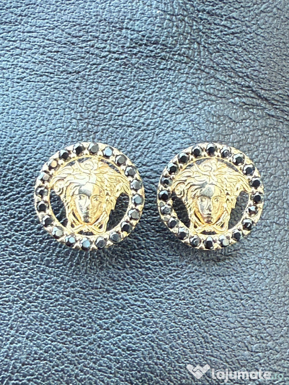 Cercei aur Versace