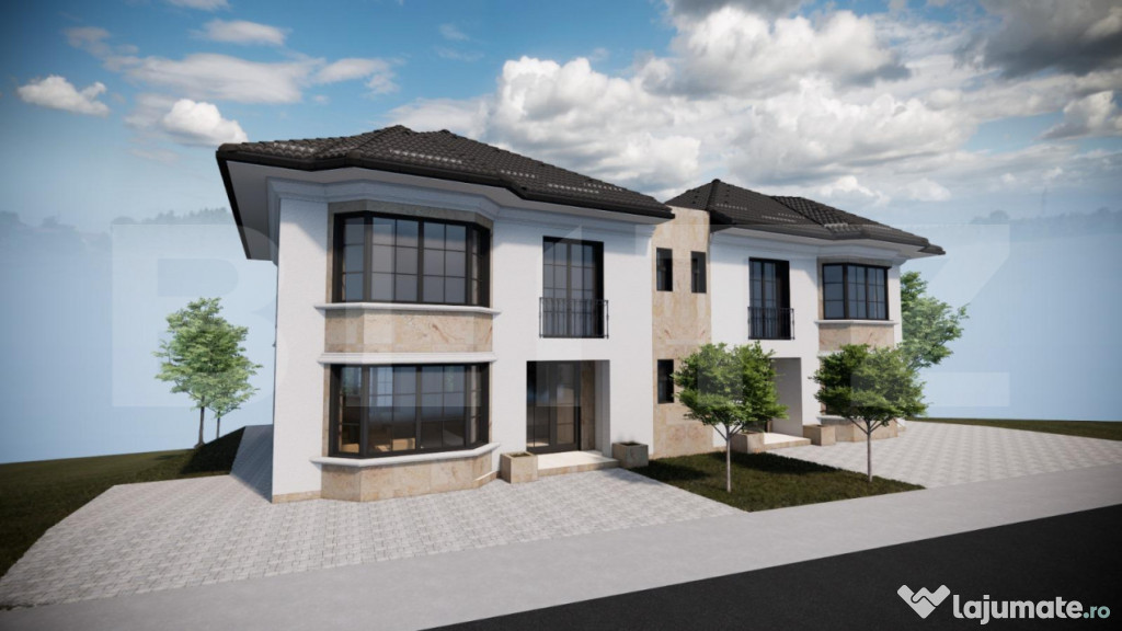 Duplex premium cu 600 mp teren – confort și intimitate î