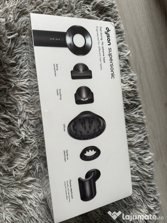 Uscator de par Dyson Supersonic (Negru/Nickel) SIGILAT