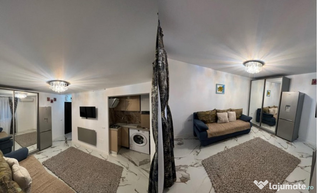 Garsoniera de vanzare zona Tomis Nord,etaj 1 MOBILATA,UTILATA,centrala